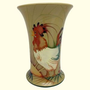 MOORCROFT Cockerel Trial vase Dated 5-11-12 on the 158/9 shape