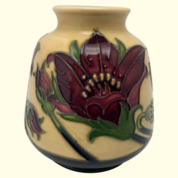 MOORCROFT Pulsatilla vase on the 198/3 shape