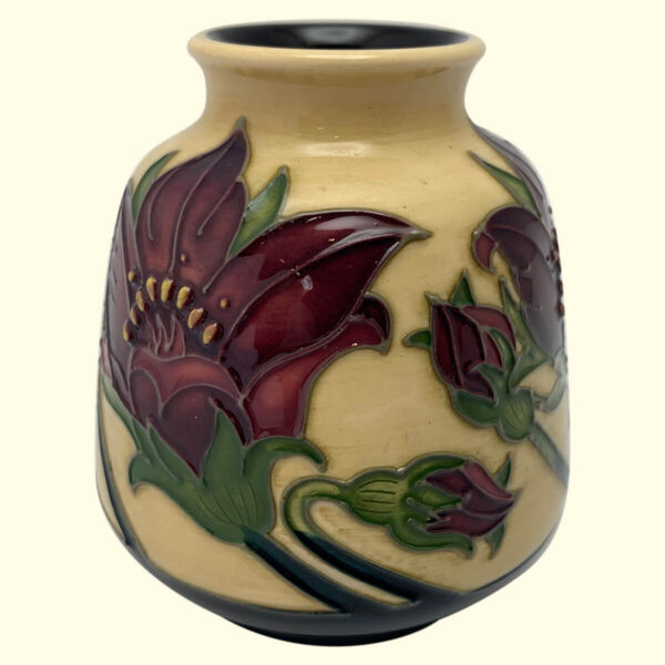 MOORCROFT Pulsatilla vase on the 198/3 shape