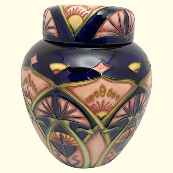 MOORCROFT Inula Trial Ginger Jar Dated 19-3-01 on the 769/6 shape