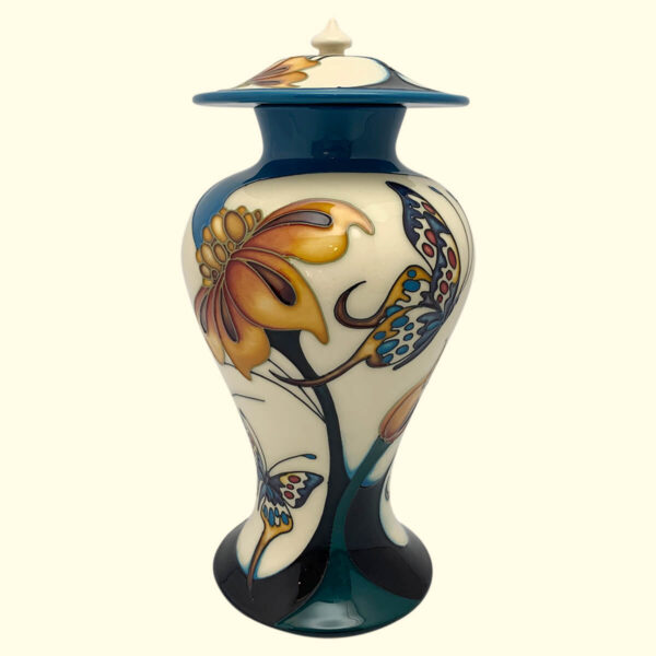 MOORCROFT Butterfly Medley urn on the 317/9 shape