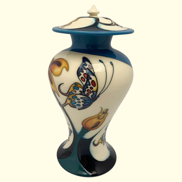 MOORCROFT Butterfly Medley urn on the 317/9 shape